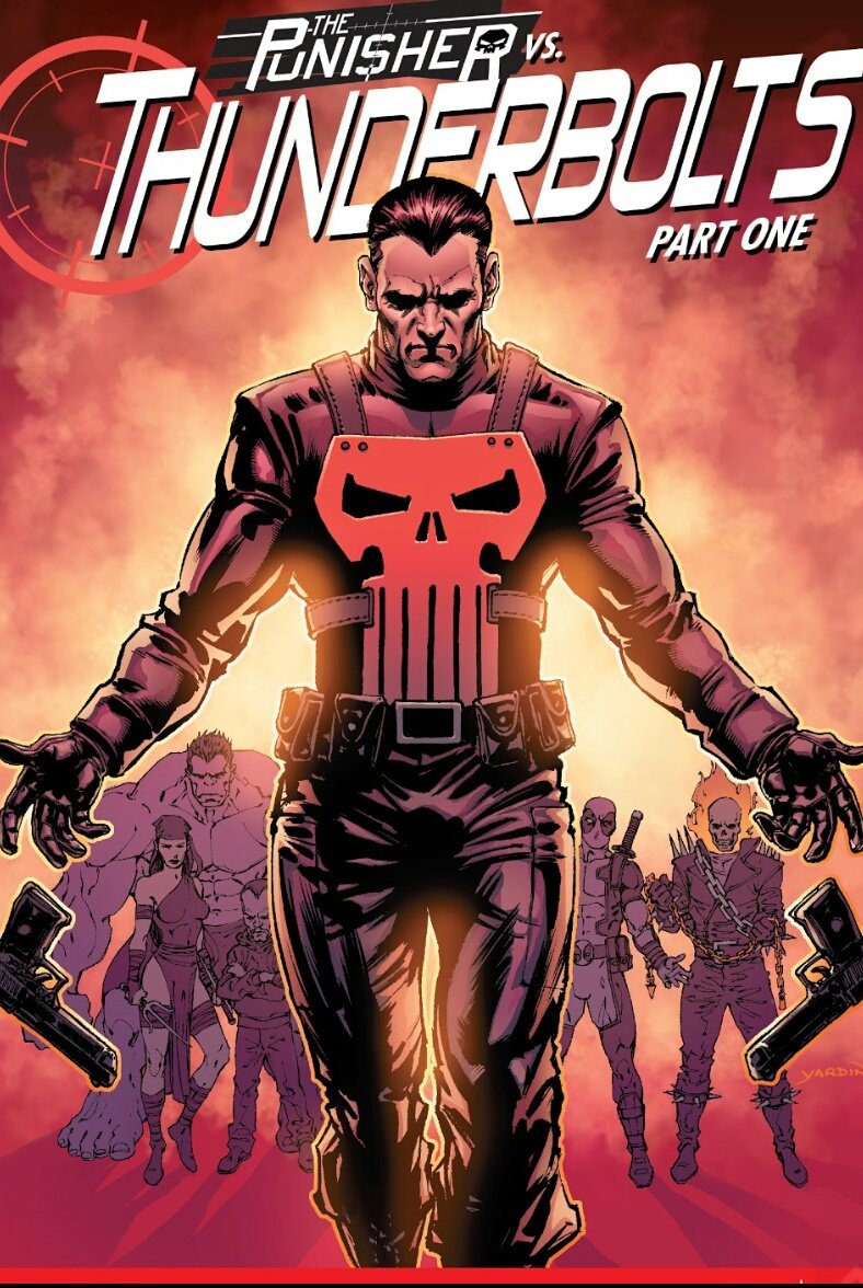 chainchomp87's tweet photo. Surprising no one the long time coming Punishe r vs Thunderbolts arc is finally here
Punishe r quotes the team and after an escalation decided that the Thunderbolts need to go
As the run bears it's end I am excited to see how it all wraps up
#TotalDeadpoolReadThrough https://t.co/zKBeMCxFaX