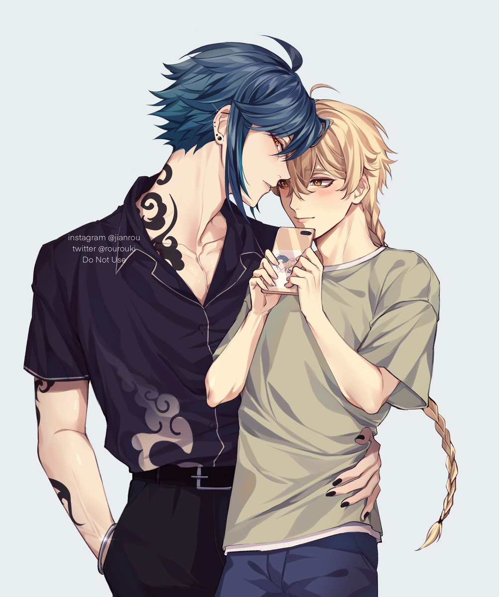 rourouki's tweet image. anemo boyfriends (* ̄∇ ̄*) #xiaother #xiao #Aether