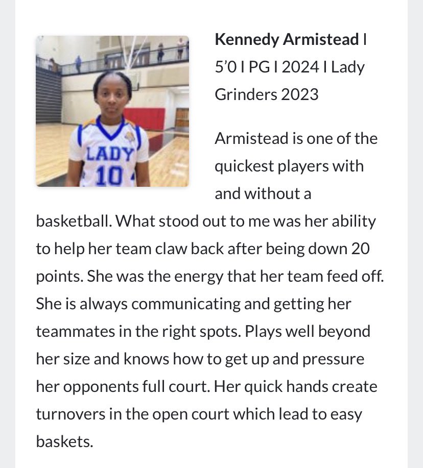 Proud of baby girl! With two years left for improvements I can’t wait to see you take over @D1Kenn06 ! The future is bright!!