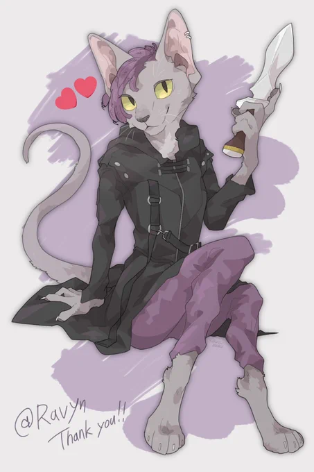 Skeb Thank you💜 