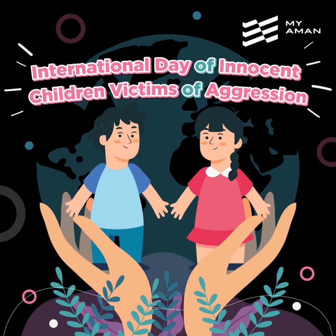 MyAman_Malaysia's tweet photo. Let's take a moment to acknowledge the pain children suffer from the consequences of war.
On this day, #MyAman affirms the UN's commitment to protecting children's rights—especially those who are victims of physical, mental and emotional abuse.
#StopAttacksOnChildren #Malaysia https://t.co/0DyrDunkTn
