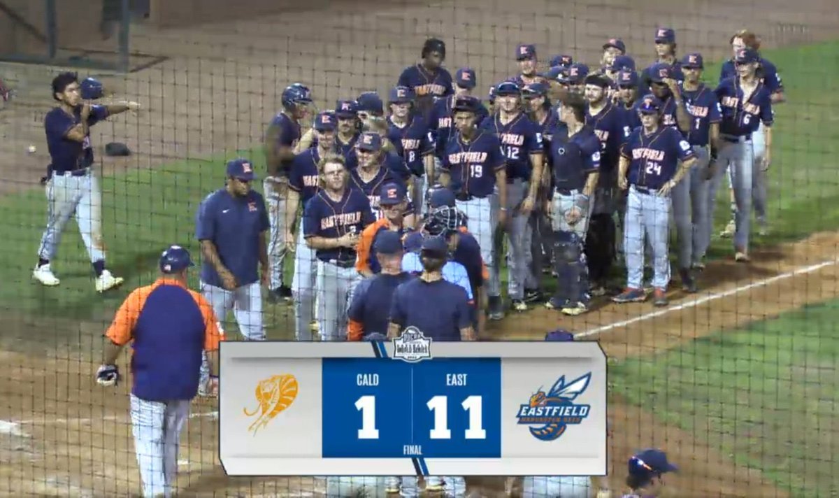 dallascollegetx's tweet photo. Our @EastfieldBSB Harvesters are officially Championship bound 🏆 

After a clutch win tonight, they’re on their way to compete for another @NJCAABaseball World Series title. Like or RT to show how proud you are and to cheer them on! 👏 https://t.co/6nP9CAjhSv