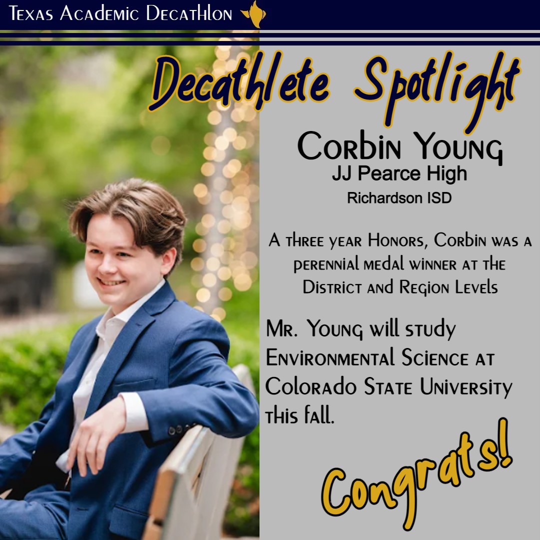 AcadecTx's tweet photo. Best wishes to Mr. Young and his future at @CUBoulder. I'm sure @JJPearceHS and @RichardsonISD are as proud as we are. Good Luck! https://t.co/CmrpEi8Hx4