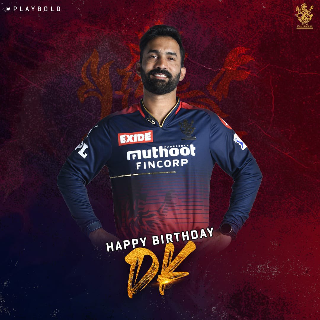 Happy Birthday Lord Dinesh Karthik 