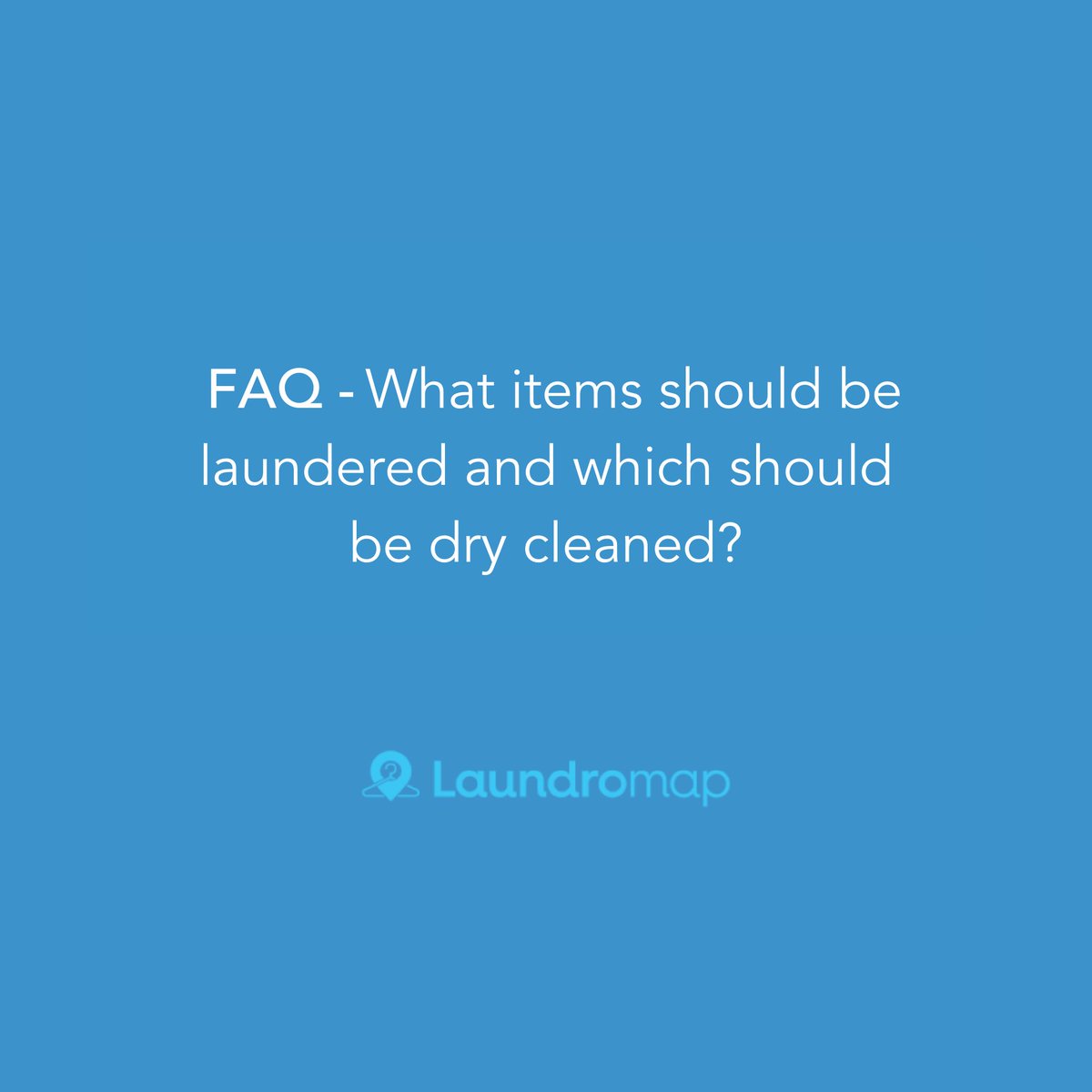 laundromap's tweet photo. With your dry cleaning, we’ll check the label and see how to best treat it – we may even call you if we aren’t sure how to proceed with washing an item that looks delicate.

Have another question? Browse our FAQs here: https://t.co/WnMc6gw6ZQ https://t.co/AVcXyIkOg7