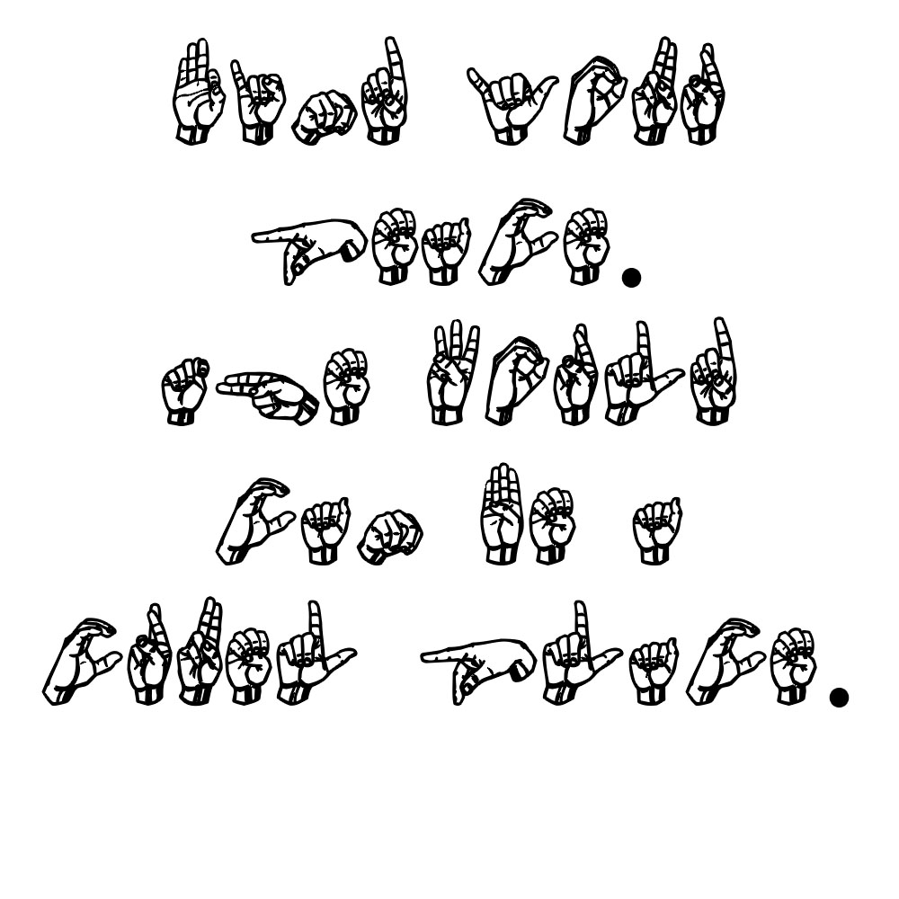 Read it! Like it! Love it! Share it!
Love to tag? Please do!⤵ 💖

#signlanguage #signlanguageinterpreter   #signlanguagequote #deaf #deafworld