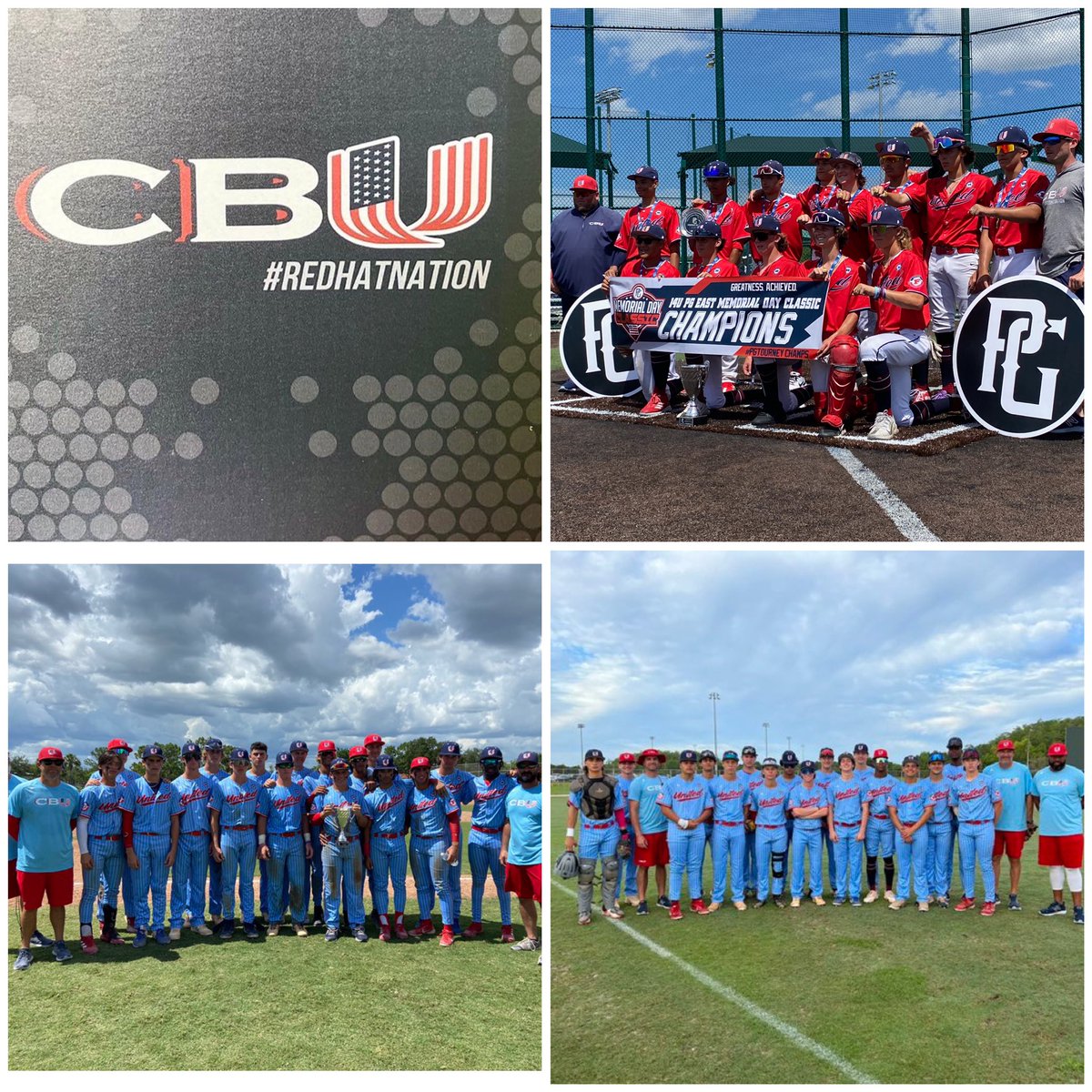 CBAcad's tweet photo. A great weekend of ⚾️is now in the books for our @CBU_FL boys: 
🔟- A combined record of 43-11
5️⃣- Pool winners 
2️⃣- PG Tourney champs 
1️⃣- PG  Semi-finalist 
⛑-Lots of new dudes being recruited
2024- Scout ( semi-Finalist)
2025- Scout ( champs )
2026- United Red ( champions) https://t.co/wxmYyNFwqx