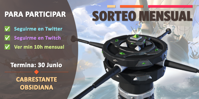 nateacuiki's tweet photo. 🏴‍☠️🎁𝐒𝐎𝐑𝐓𝐄𝐎 𝐉𝐔𝐍𝐈𝐎🎁🏴‍☠️
⚓️#SORTEO 𝗖𝗔𝗕𝗥𝗘𝗦𝗧𝗔𝗡𝗧𝗘 𝗢𝗕𝗦𝗜𝗗𝗜𝗔𝗡𝗔⚓️

✅APÚNTATE DESDE ESTE ENLACE➡️https://t.co/Uh7Yk308ac

🗓️Termina: 30-Junio
#SeaOfThieves #BeMorePirate https://t.co/aH9gyLryyz