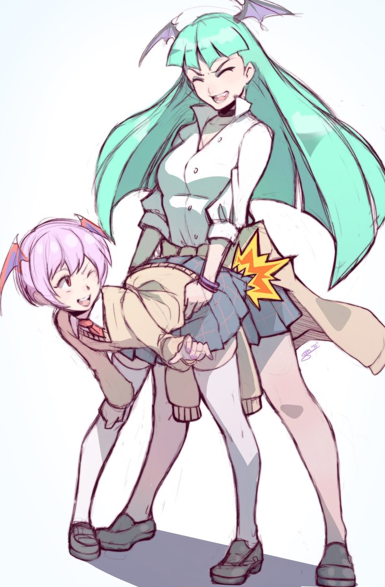 Art Train! I guess Ill use this time to repost Morrigan Lilith doodles.

Feel free to join! https://t.co/AsmthZlywL 