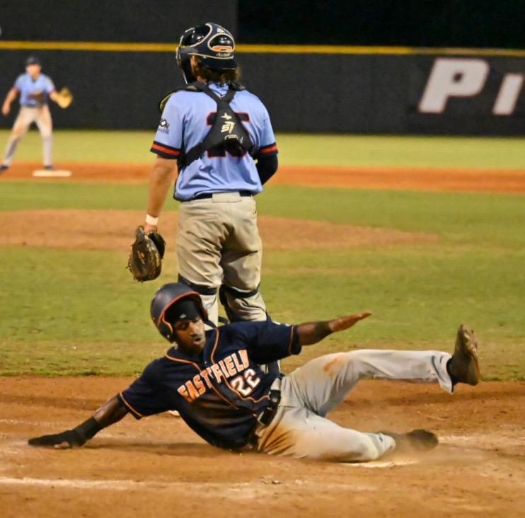 The <a href="/EastfieldBSB/">Eastfield Baseball</a> Harvesters advance to the championship game after an 11-1 win against Caldwell Tech tonight.