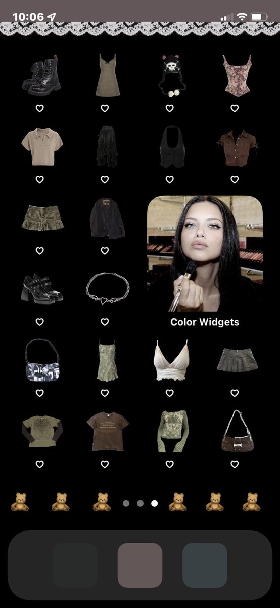 lilligraay's tweet photo. Brown Fashion iPhone Homescreen Layouts!
.
https://t.co/tDKCfForNl
.
#brown #ios #iOS16 #ios15 #homescreen #homescreenlayout #fashion #clothes #lilligraaylayouts https://t.co/Quq0qnZUA3