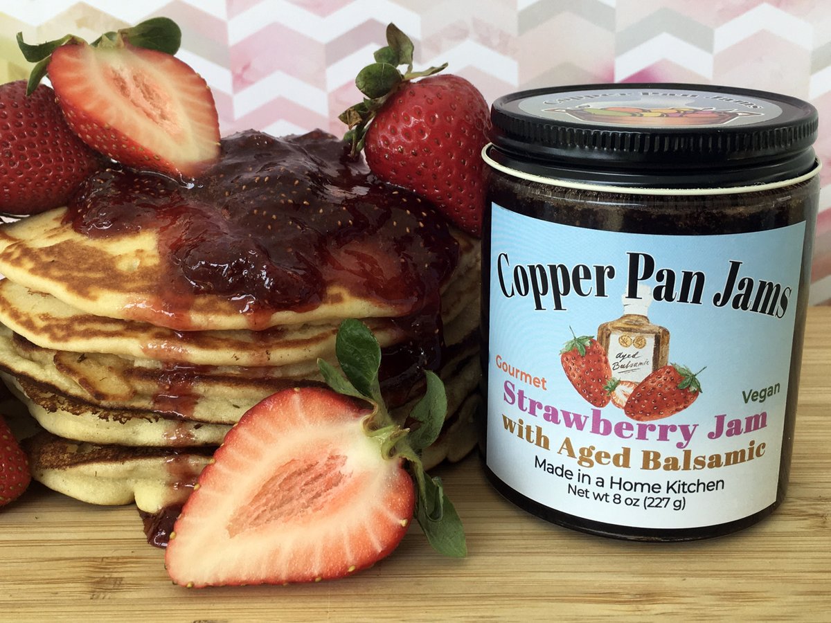 CopperPanJams's tweet photo. “I seriously can not get enough of Copper Pan Jams. And I’m not just saying that. I typically make my own, but this Strawberry Balsamic is fantastic. My only problem is that, I should have bought more.” -Angelina “Nina” Weiland, founder of Angelina’s Catering https://t.co/4E3IhUjgE1