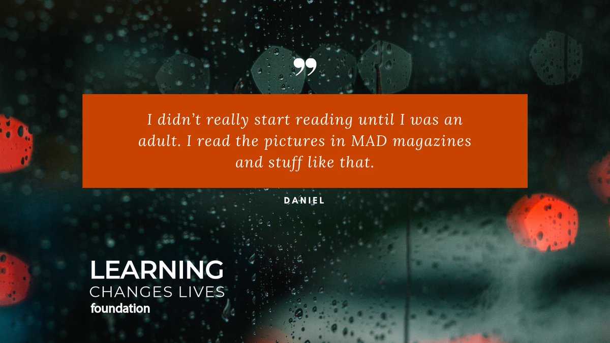 AdultLearningAu's tweet photo. Daniel left school without the #literacy skills needed for adult life. Now he's homeless and his low literacy prevents him from finding a way forward. Help us reach our $ target for #FootpathLiteracy  taking #adultliteracy help to the streets. 
https://t.co/53id0gDGBo https://t.co/05n2jjs1St
