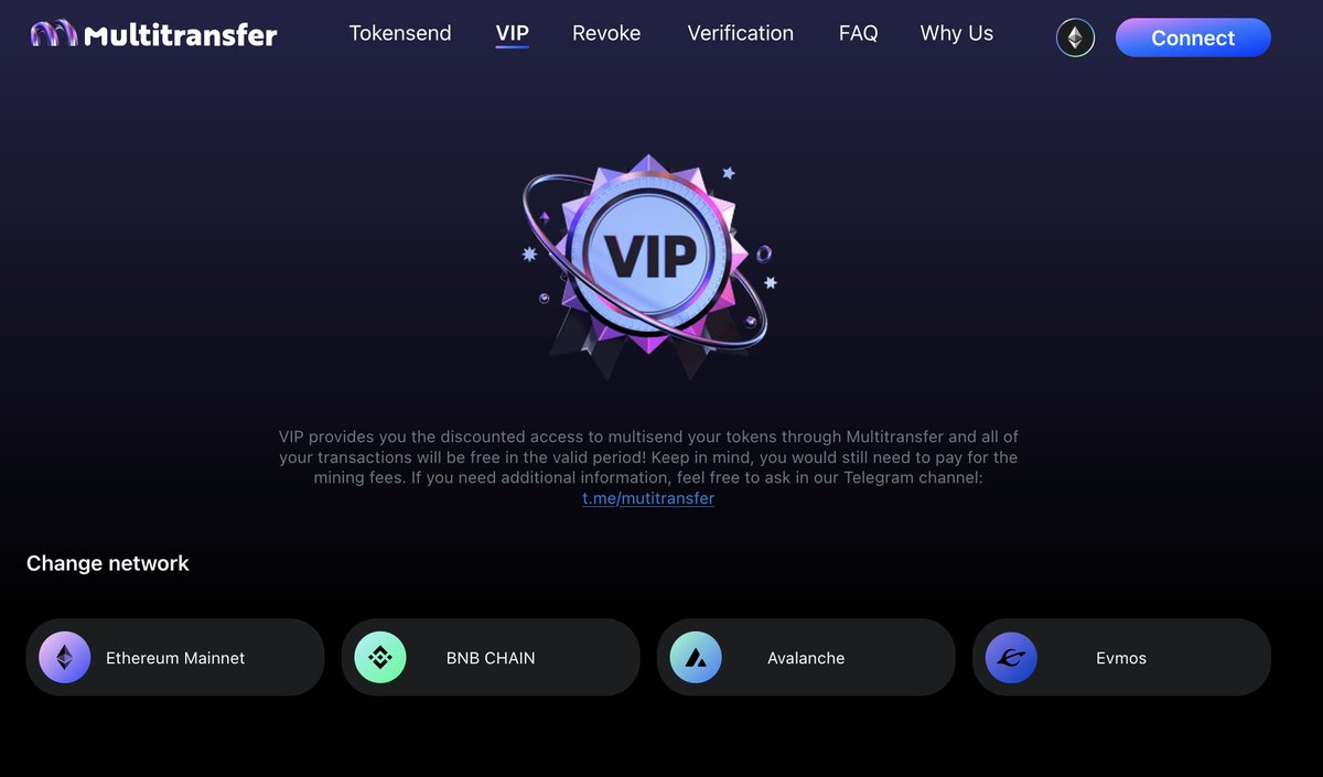 Dear All:

📢Our VIP feature is live 👏👏!
❤️‍🔥We will keep on building to provide the best services. 

Try it out here👉: multitransfer.org/vip