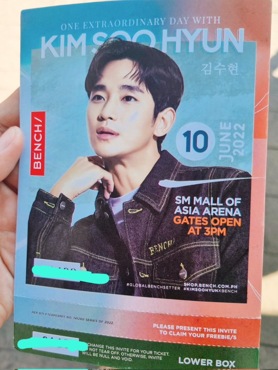 jaehwen's tweet photo. WTS / LF / LFB

🌸 One (1) Extraordinary Day with Kim Soohyun Ticket
🌸 LOWER BOX
🌸 P2,000 (Original price P3,000)
🌸 RFS - Extra ticket / found my desired seat

‼️ PM me for details ‼️

#bench #kimsoohyunxbench #oneextraordinaryday #kimsoohyun https://t.co/HFihTpiWCD