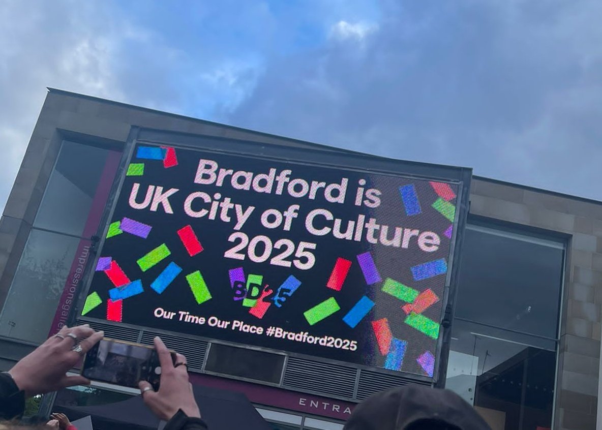 Ah #Bradford you absolute beaut!!!! 
I mean the nerves and all that, that was all for show! Obviously!

Now the world better get ready!
Because honestly they ain't seen nothing yet! 
And nothing is holding us back! 

#bradfordcityofculture2025
#BD25