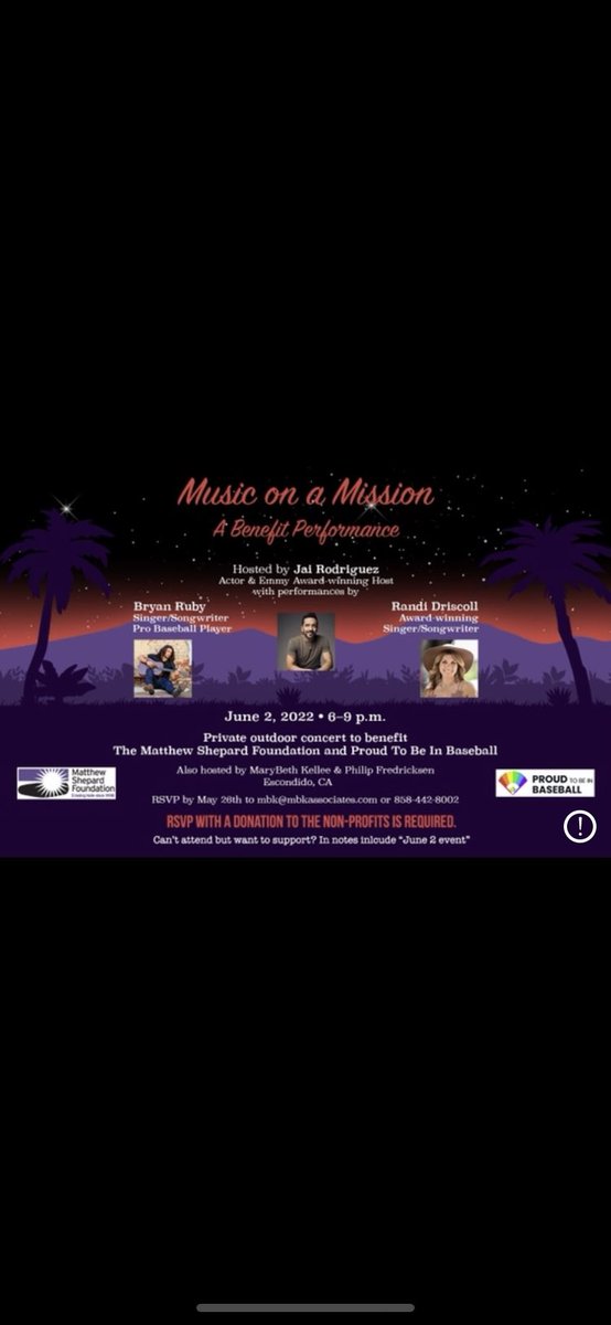 Headed to CA for Pride month 🌈and honored to be supporting  two wonderful charities working to erase hate and create safe spaces with <a href="/jairodriguez/">Jai Rodriguez</a> and Bryan Ruby  <a href="/MattShepardFDN/">Matthew Shepard Foundation</a>  @proudtobeinbaseball #whatmatters #erasehate #love