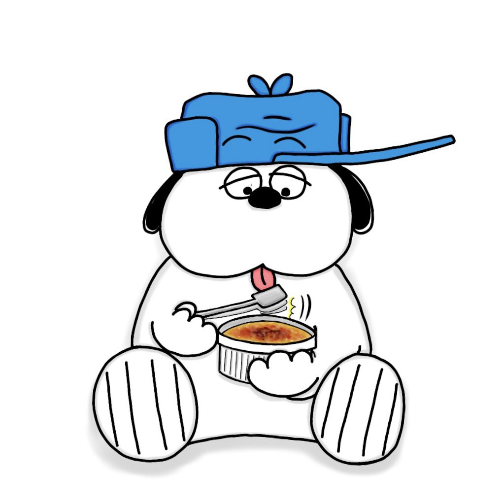 Wlfa Snoopy Day461 カタラーナを食べるオラフ 100日後も食べるオラフ デジタルイラスト T Co 9tpib4c02j Twitter
