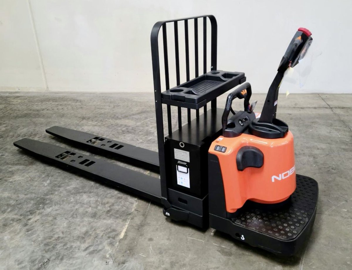 DonofNoblelift's tweet photo. In stock “QUALITY” and without exaggeration! PT80R Walkie Rider Pallet Jack 8,000lb., 28x96 forks, Lead Acid Battery, Dual Stability Casters, AC Motor, American Curtis Controller, LBR, Utility Tray. 909-212-1962 don.hwang@nobleliftna.com #noblelift #riderpalletjack #endrider https://t.co/FzcqkEWrvv