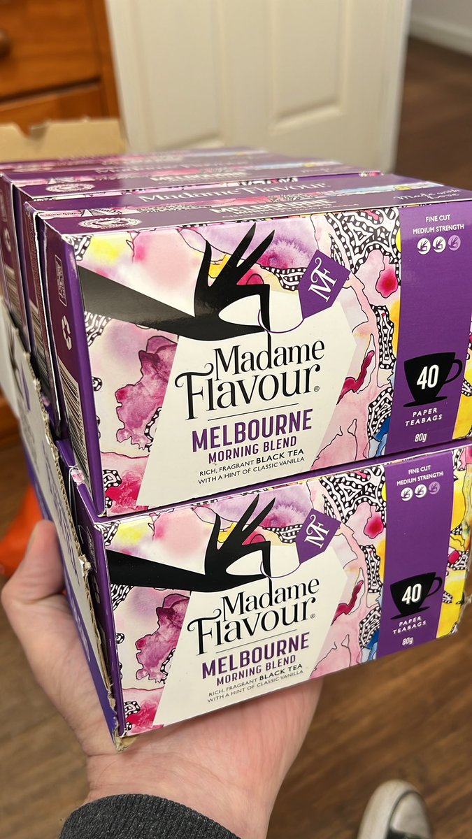 Orrr yeah this will keep me going for a while. Thanks <a href="/MadameFlavour/">Madame Flavour Tea</a> !