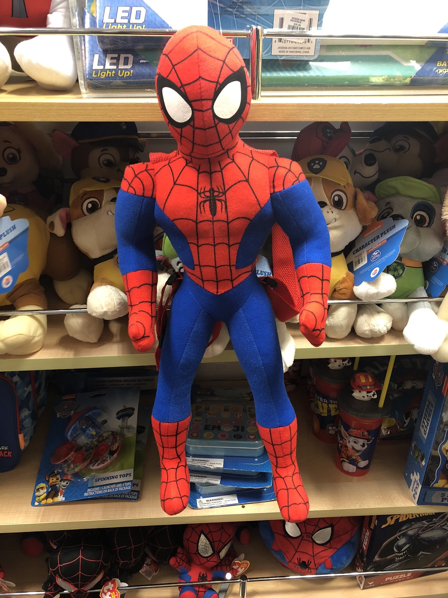 Daily Spider Plush on X Spider Man plush backpack https t fazT0UkC7k X