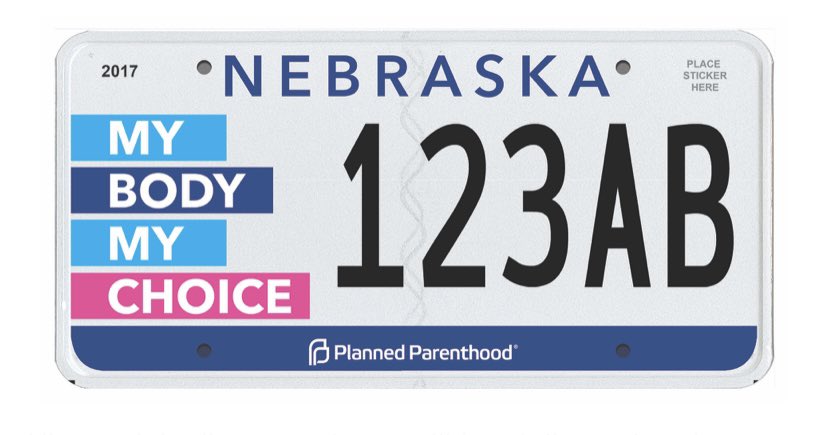 Beth_Angeline's tweet photo. @kohenari I’ll be sticking with my Planned Parenthood plate. https://t.co/nrgIdHC2H5