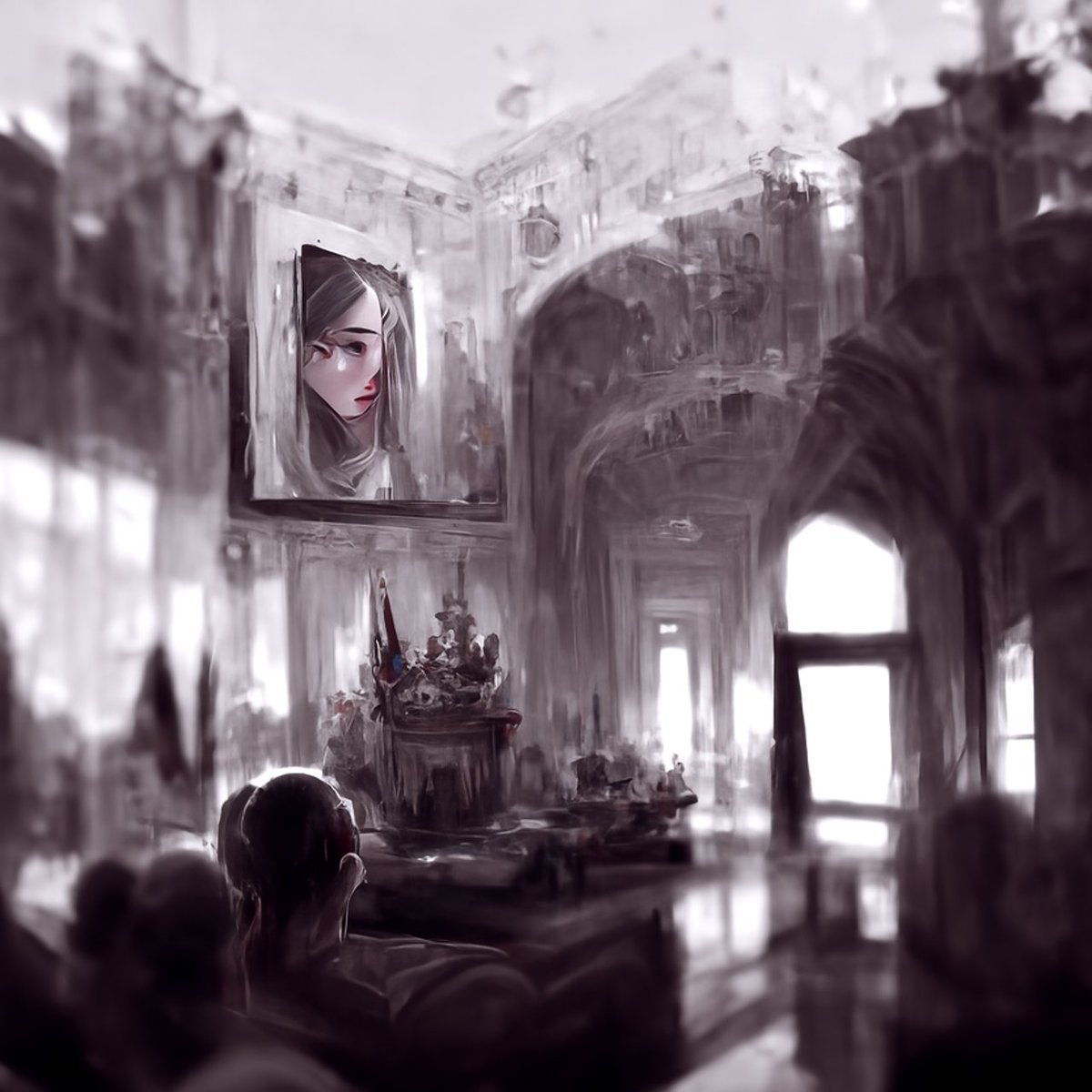 DVKtheartist's tweet photo. The Ethereal Castle
As in any old castle, there are ghosts lurking about.
Things getting bumped down in the night, mysterious things happening, unexplainable sounds and most odd of all weird glowing lights with no one being in the rooms.
#nftart #nft #nftcastle https://t.co/8oT4B5CtaN