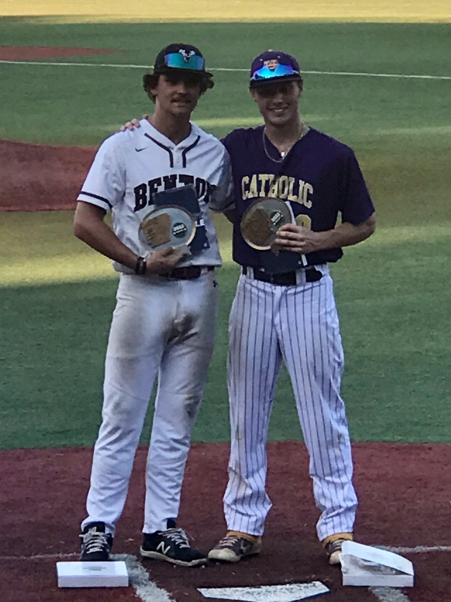 Btanner_5's tweet photo. @Rockets_BSB tonight at the Central AR ASG:
-@CartwrightKade (@ATUBaseball) started on the mound, 2IP,3Ks,0R, and added an RBI 1B.
-@cooperMc03_9 (@SAUT_BSB) got the MVP going 2-3 with a double
-@TannerCamden (@weevilsbaseball) got the win pitching, 2IP,3Ks,0R, and 1-3 hitting. https://t.co/Y9BSVRrvtw