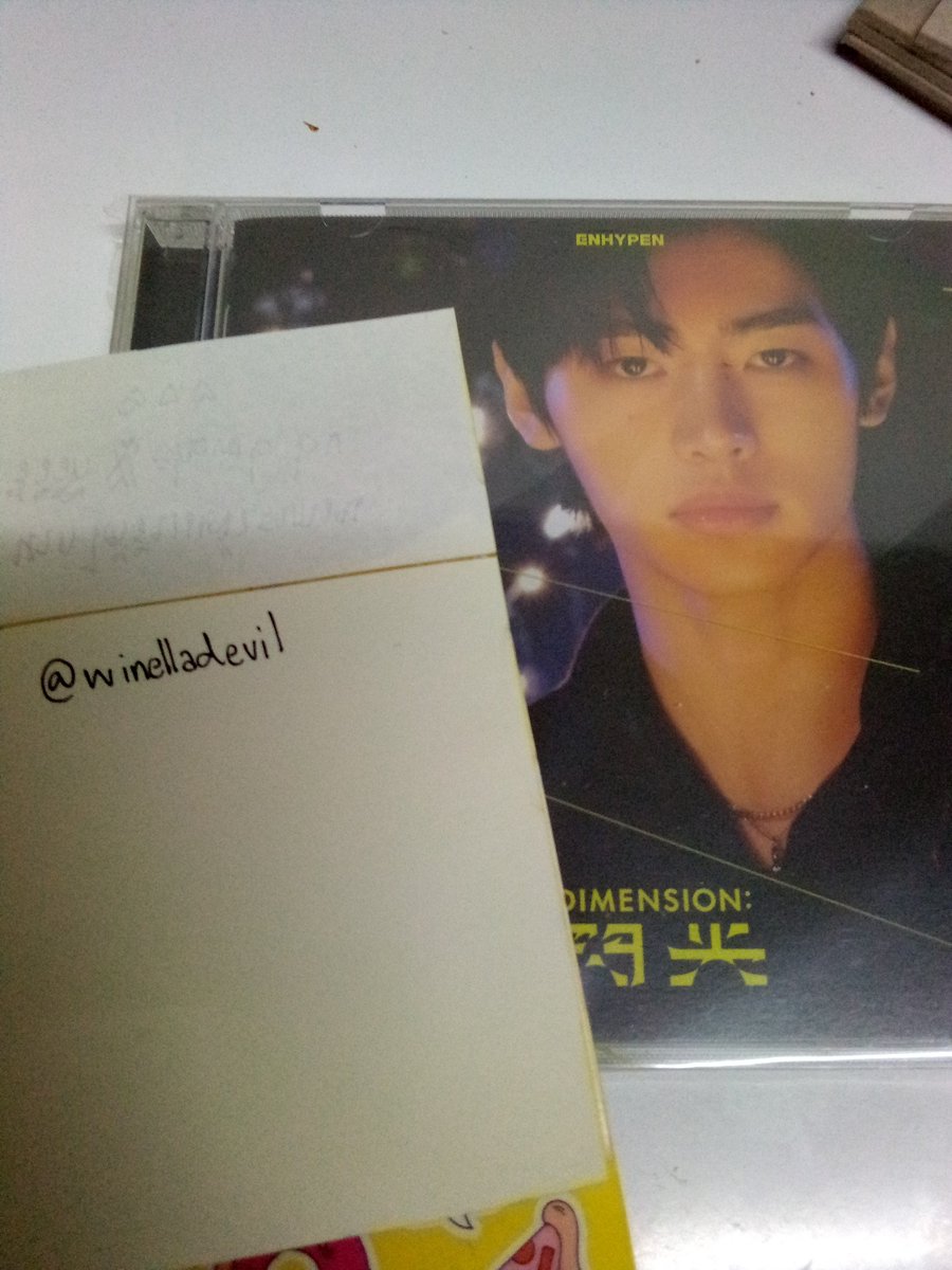 winelladevil's tweet photo. พร้อมส่ง บั้ม solo sunghoon 650 รวมส่ง #ตลาดนัดENHYPEN https://t.co/SAHm4j2hli