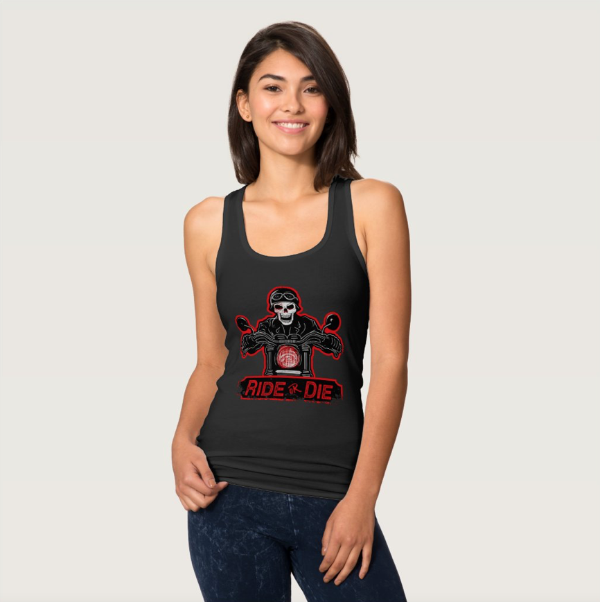 LIfe_Love_Honey's tweet photo. "RIDE OR DIE" Racerback Tank Top

https://t.co/ZlWtHYfJZp

#tshirt 👕 #TankTop 

#ride #motorcycle #cycle #bike #biker #skeleton #skull #leather https://t.co/aS42VeI55j