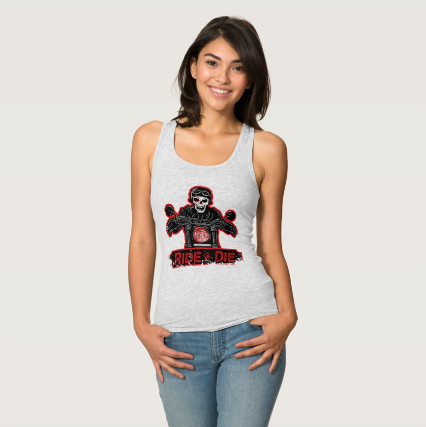 LIfe_Love_Honey's tweet photo. "RIDE OR DIE" Racerback Tank Top

https://t.co/ZlWtHYfJZp

#tshirt 👕 #TankTop 

#ride #motorcycle #cycle #bike #biker #skeleton #skull #leather https://t.co/aS42VeI55j