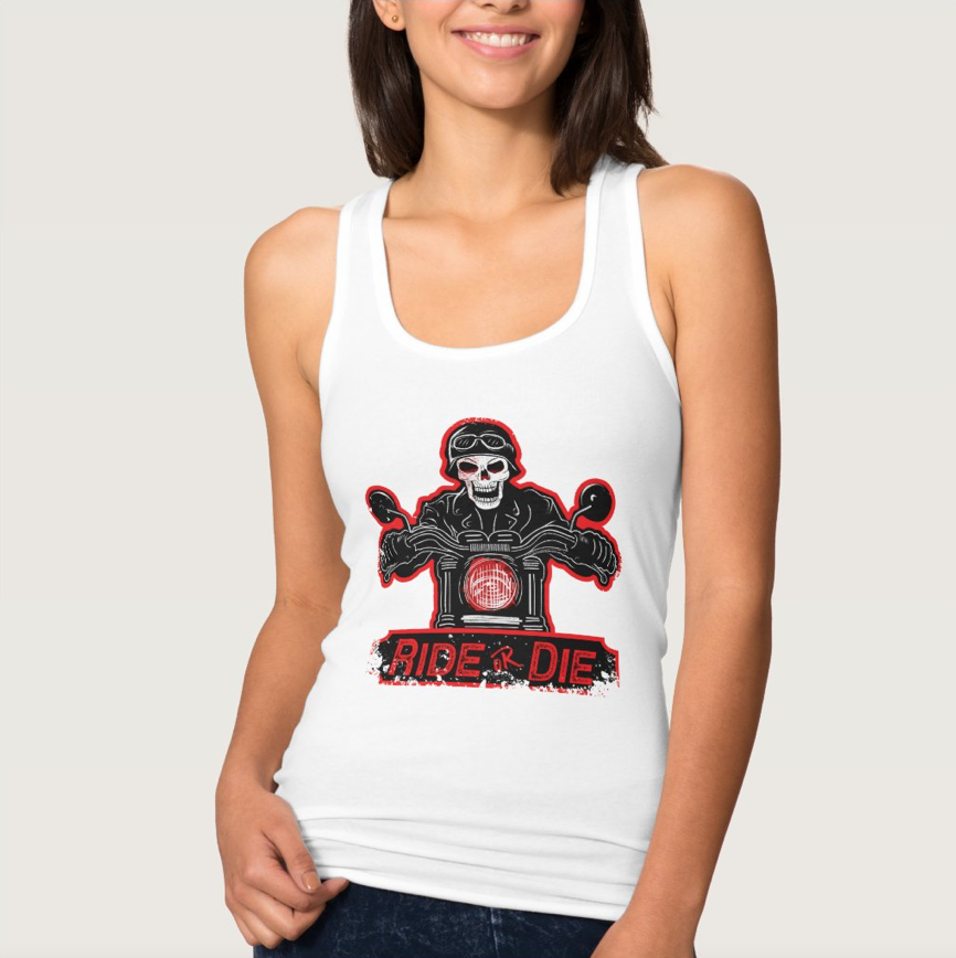 LIfe_Love_Honey's tweet photo. "RIDE OR DIE" Racerback Tank Top

https://t.co/ZlWtHYfJZp

#tshirt 👕 #TankTop 

#ride #motorcycle #cycle #bike #biker #skeleton #skull #leather https://t.co/aS42VeI55j