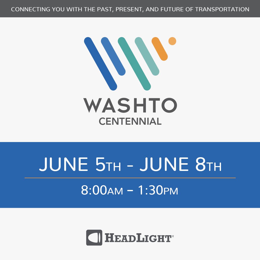 HeadLightIQ's tweet image. If you&apos;re heading to #WASHTO2022, we&apos;d love to pencil in some time with you to chat about all things #innovation. See you in Dallas! 

#washto #infrastructure #transportation