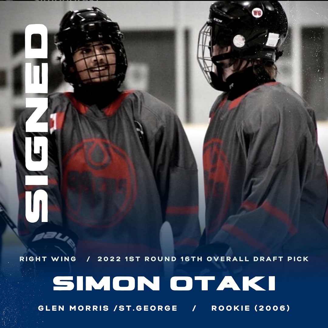 StGeorgeRavens's tweet photo. Ravens are pleased to announce the signing of 1st round draft pick, Simon oTaki!
Simon will wear #16 with the Ravens this season! #16thOverall #GoRavens https://t.co/7u6Iky4IZw