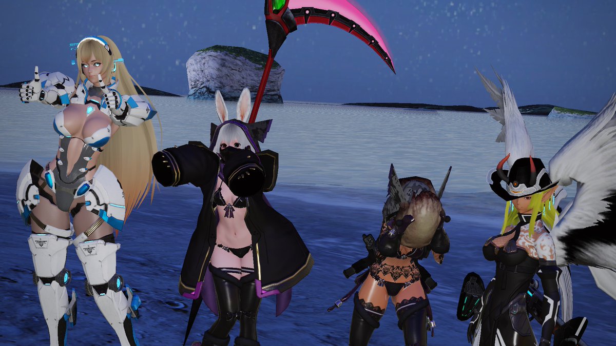 freezeray8's tweet photo. #10thAnnivART_PSO2NGS A memory of friends, one of us is not here anymore. Still glad that we got to spend time together in the game! Cheers mate and to all, Here's to many more memories to come~ https://t.co/q47buIe178