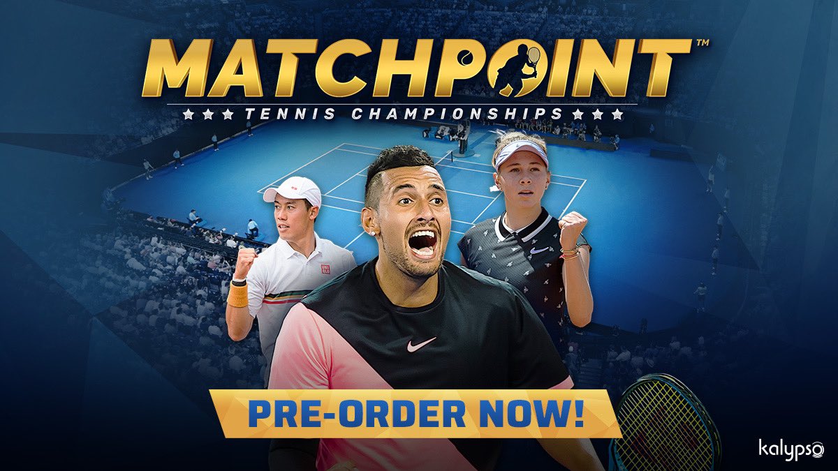 Matchpoint – Tennis Championships is coming on July 7th. Ever wanted to challenge a pro? Pre-order #MatchpointGame now matchpoint-game.com/#order