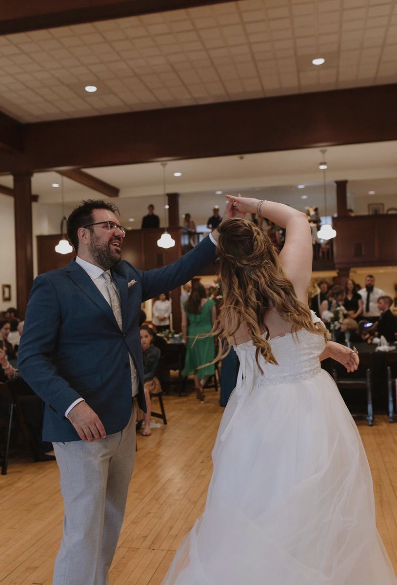 TabathaWethal's tweet photo. 📣 WE WED!!! 

K, back to 🌈☁️🤵‍♂️ happily ever after ✨ with the handsome, playful + perfect @Danny_Larson_8, I lobe you!✨ https://t.co/dI8Zwu5MFh