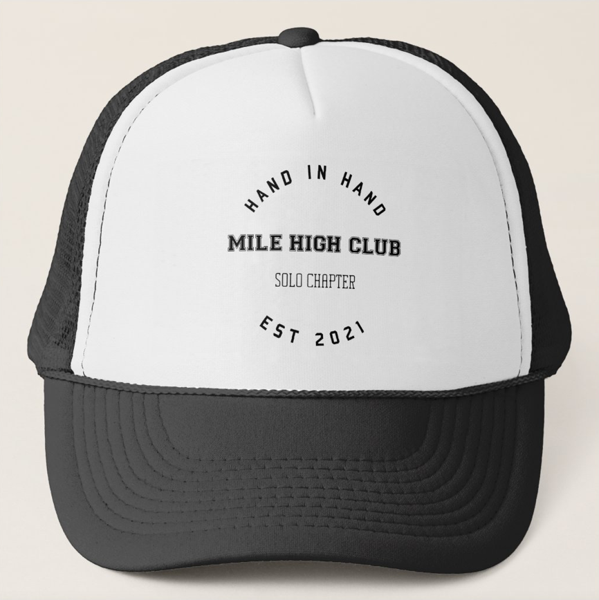 LIfe_Love_Honey's tweet photo. ☁️🛩☁️ "MILE HIGH CLUB" Trucker Hat ☁️🛩☁️

https://t.co/J5FmHgHK0R

#MileHigh #MileHighClub 
#hat 
https://t.co/J5FmHgHK0R

#zazzle @zazzle https://t.co/gxvRu8LrFc