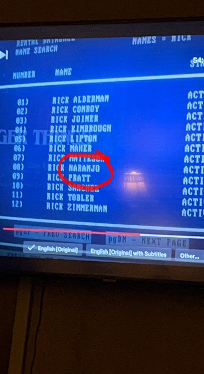 DerekANaranjo's tweet photo. @Stranger_Things , I’ve got to ask, since my last name is Naranjo… was this an intentional joke since a Rick is a measurement of wood… and Naranjo is an orange tree? If so, we’ll done. Well done. 🤌🏻 https://t.co/8vwIccIp7n