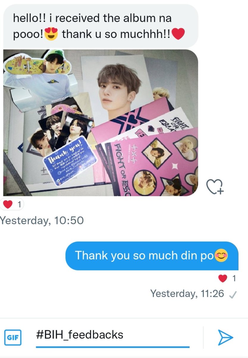 bih_phshop05's tweet photo. Thank you so much 🥰😊
#BIH_feedbacks https://t.co/hnzPrRjDbV