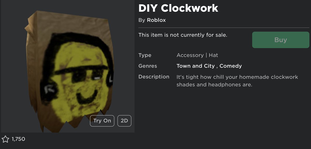 Icey3_Tea's tweet image. Do you believe this item has success as a limited? 
#clockwork #workclock 
yes roblox misunderstood us, we asked for workclock bundle, instead, got this..