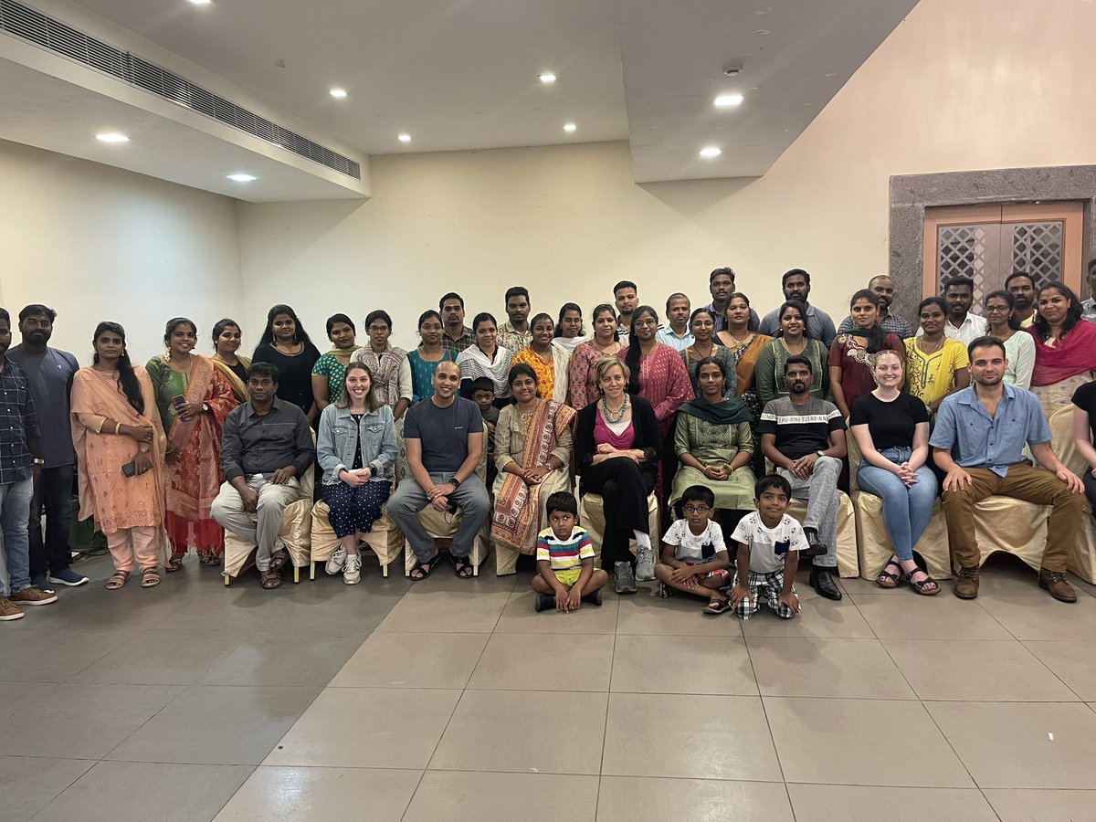 So grateful to spend time with our teams in Pondicherry. 10 years of collaboration built on mutual respect and friendship. Excited to have next generation of global health researchers travel with us (undergrad, med student, and MPH grad!). <a href="/Pranay_md/">Pranay Sinha</a> @id_bmc <a href="/kar_jacobson/">Karen R. Jacobson, MD, MPH</a>