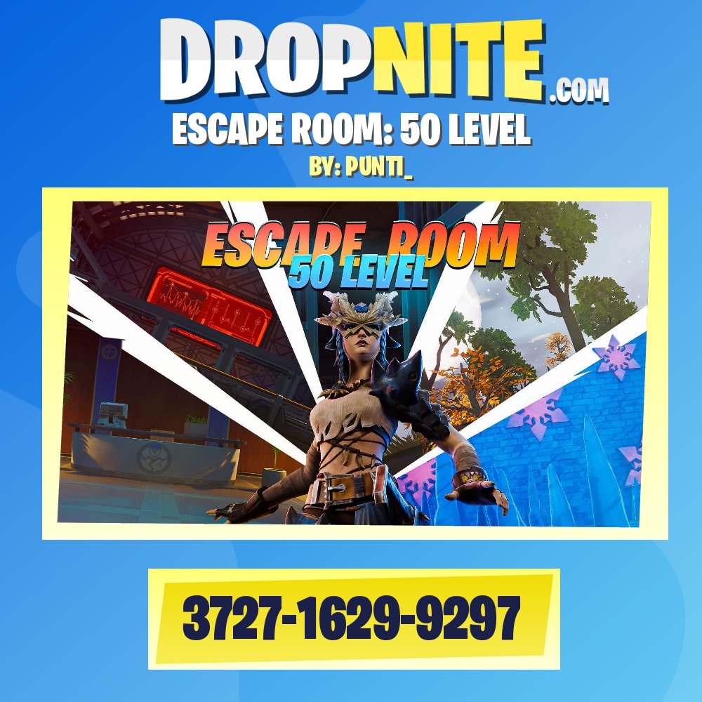 Play ESCAPE ROOM: 50 LEVEL by Punti_

Find More Fortnite Creative Map Codes by Punti_ (<a href="/__Punti__/">Punti__</a>) 
🔗dropnite.com/c/punti_