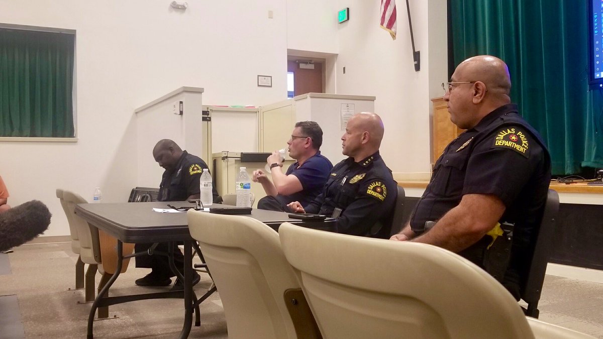 CandaceNBC5's tweet photo. “The city has allowed us to hire 250 officers this year, 250 next year, which sounds like a great number. But my attrition is 200 a year roughly.” 

More tonight from an East Dallas community meeting with Police Chief Eddie Garcia. @NBCDFW https://t.co/OxZmWlWISJ