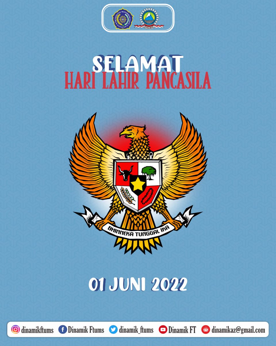 Pancasila lahir menjadi simbol negara Indonesia sebagai perwujudan dari keberagaman yang ada. Selamat Hari Lahir Pancasila!