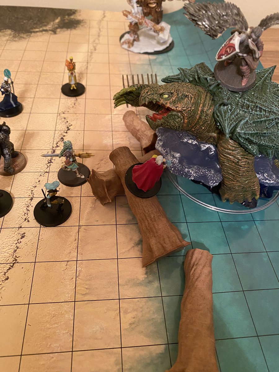 DennyConnolly's tweet photo. Ran a DnD battle that felt cinematic, emotional, exciting, paid off months of build up, and didn’t drag on so long that anyone got bored. Flying high and basically ready to become a professional game master now. https://t.co/JkFKJqJviD