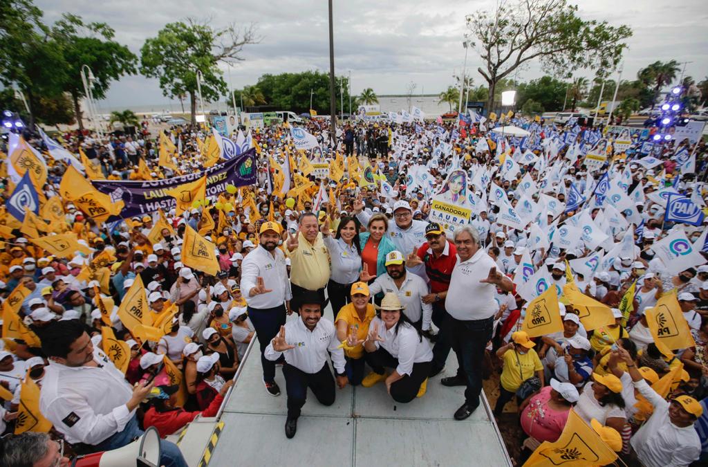 Cerramos campaña con el corazón y la energía de las y los chetumaleños, las comunidades de la zona cañera y la Zona Maya. Estamos unidos 🤜🤛los que queremos un #QuintanaRoo libre, próspero y generoso que nos garantice un mejor futuro. El 5 de junio ganaremos para #MejorarEnSerio