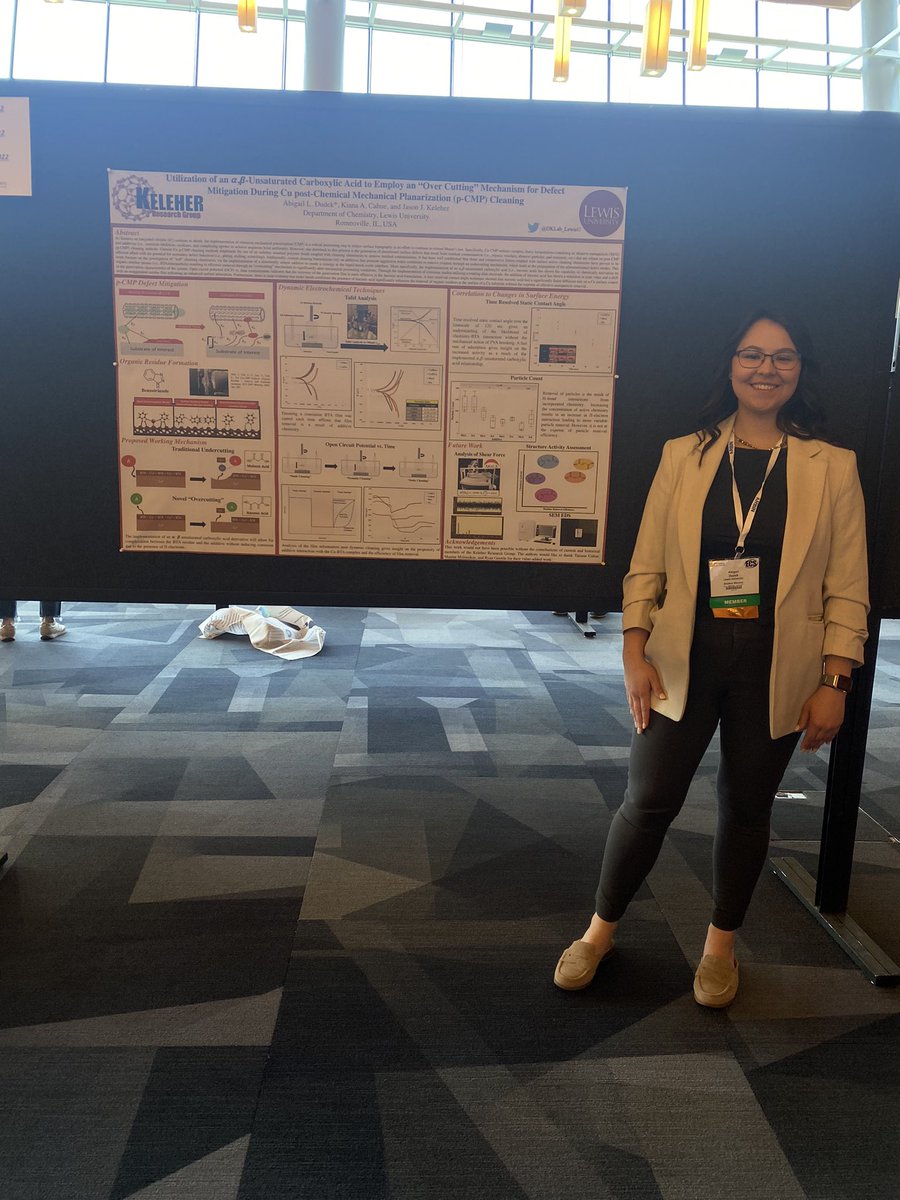 DKLab_LewisU's tweet photo. First live poster session was great!! Thank you @ECSorg for putting together an amazing conference, can’t wait for Atlanta! #freethescience @LewisUniversity https://t.co/nxOQZeMUTG