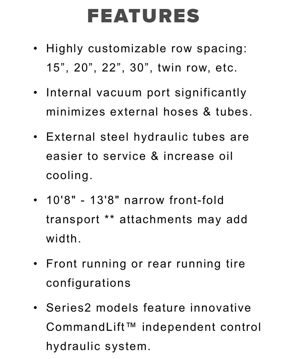 🚨Featured Product🚨 - Available for 2023 Planting Season-Harvest International UltraPlant Front Fold Planters

Let us build your dream planter! Fully customizable for Precision Planting or Ag Leader with tons of features and add-on options.