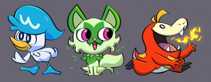 I realized I hadn't drawn these guys yet
#PokemonScarletViolet news tomorrow! 